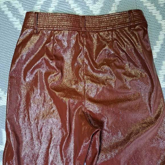 Aritzia Wilfred Faux Leather Funk Pant in Rustique - Picture 10 of 16